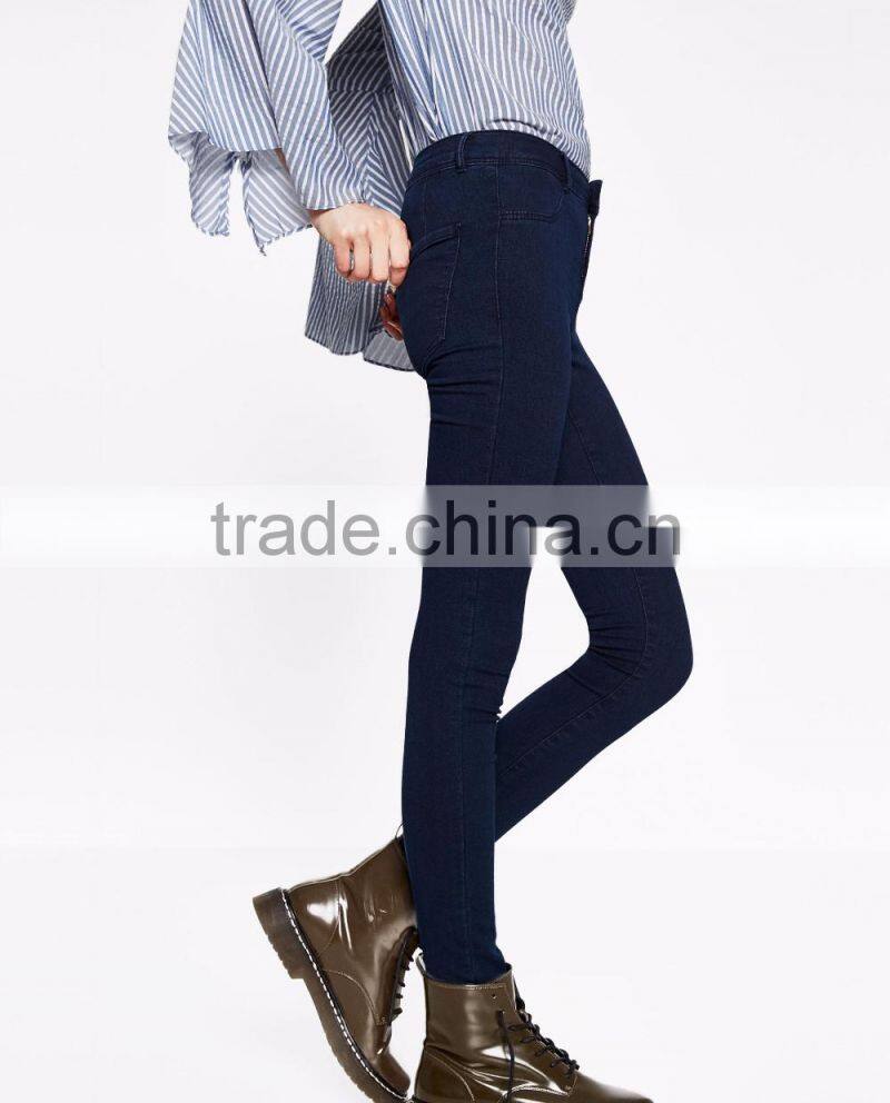 2016 custom fashion apparel young girl plain dark blue summer sexy women jeans shorts short pants half pants cotton girls