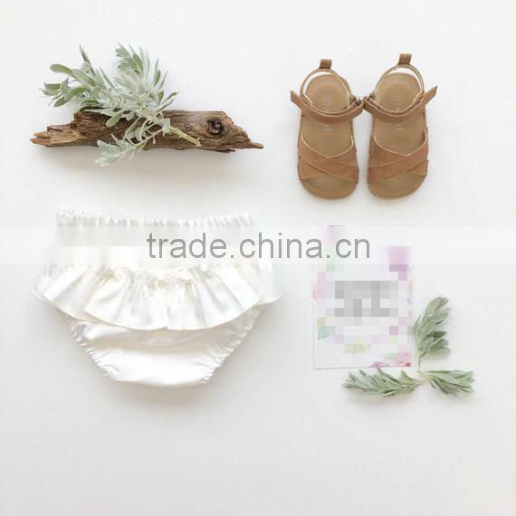 Top Quality Cotton Shorts Plain White Kids Underwear Infant Baby Bloomer