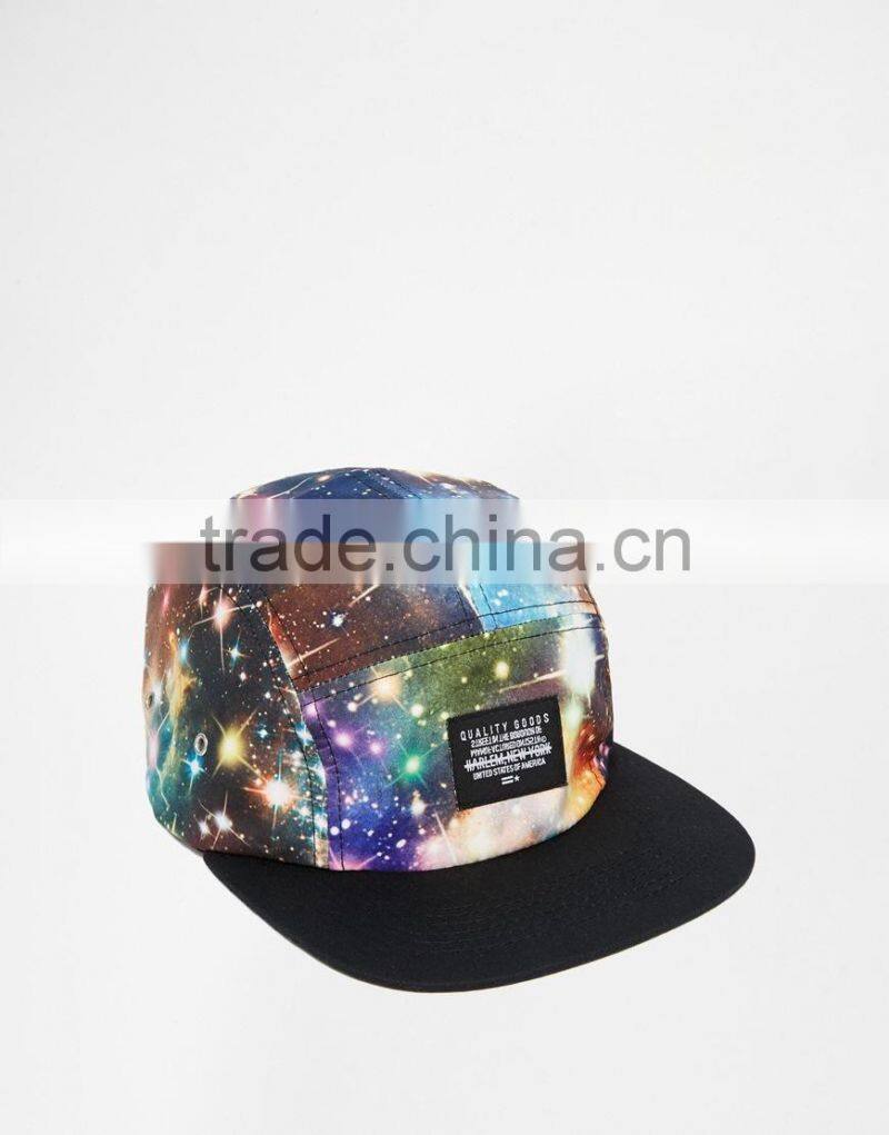 galaxy printing caps, wholesale sublimation printing cap mens
