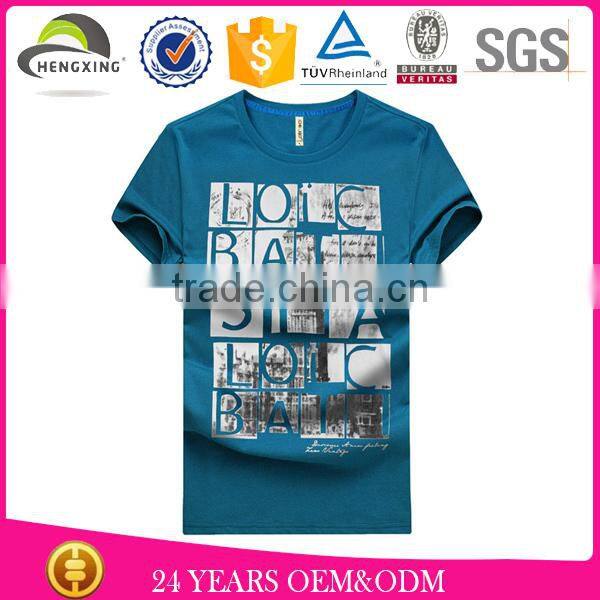 95% cotton 5% elastane t shirt custom t shirt with wholesale price