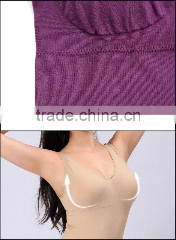 fashion summer plain seamless body shaper slimming vest