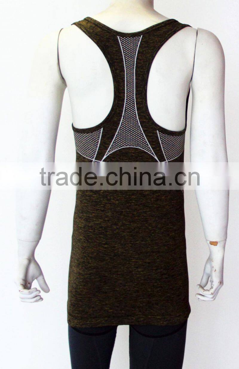 latest fashion seamless mens tank top