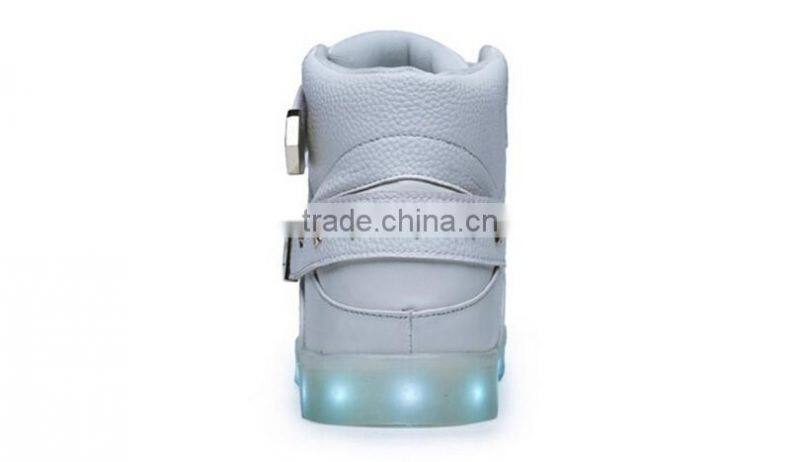 2016 New High Light UP Shoes Mens Shoes Led Schoenen Women Casual Men Luminous Shoes