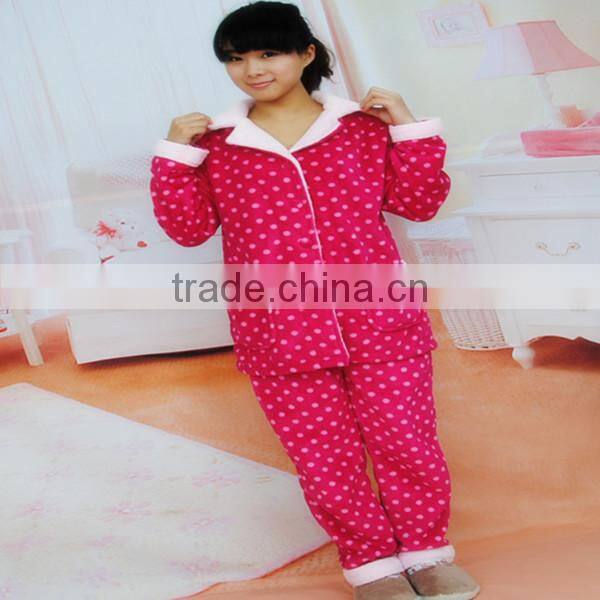 Custom Printed Coral Fleece Pajamas