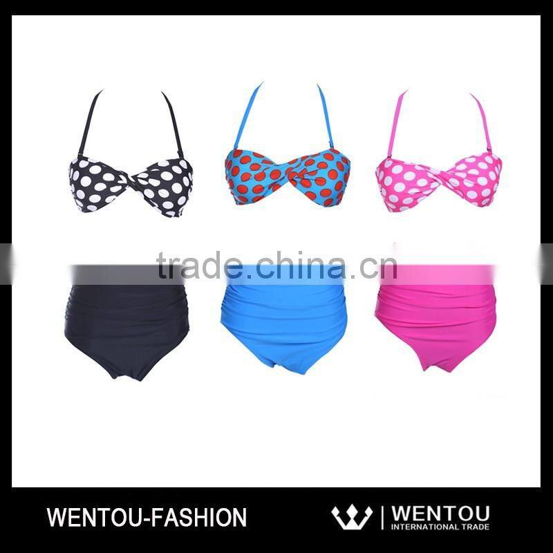 Hot Selling Vintage High Waist Bikini
