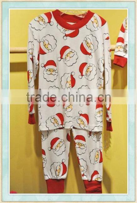 Wholesale the popular christmas boys fall boutique print pajama