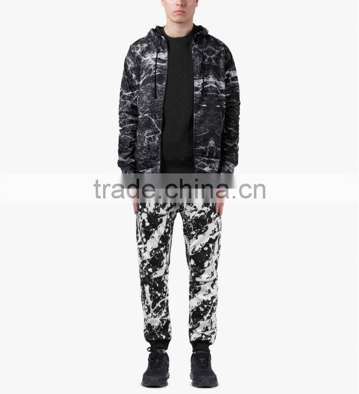 jersey custom all over printing zipper drawstring blank Hoodies/Sweatshirt