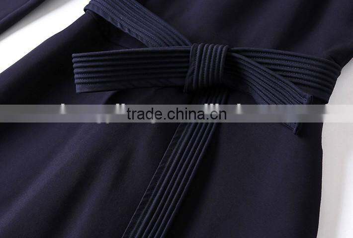 European new style ladies contrast color slim fit A-line underwear dress