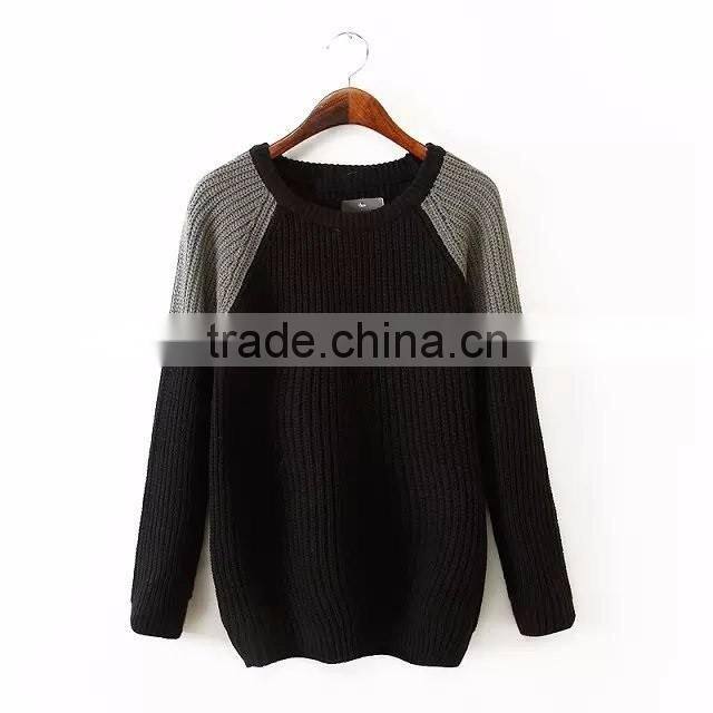 Newest Designs Girls Stylish Knitted Pullover Sweater