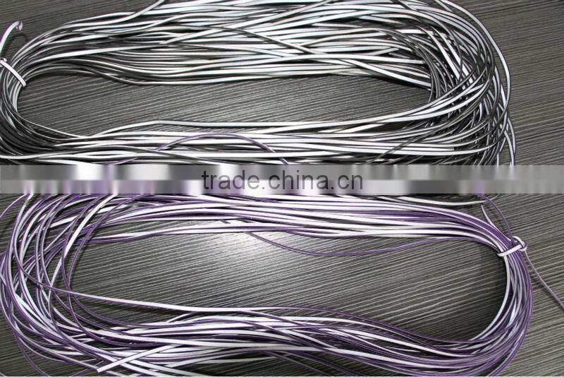 Wholesale white lighting reflective earphone line for saftety