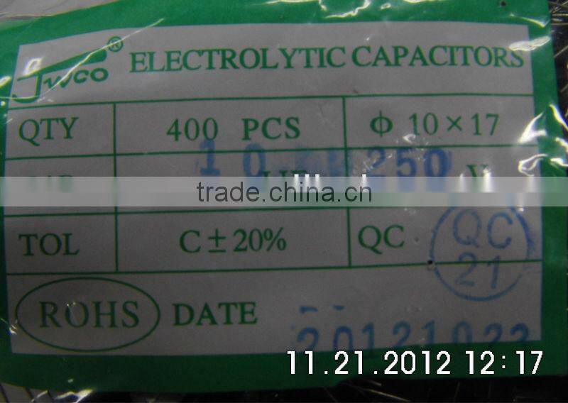 electrolytic capacitor 047uf50v 4x7