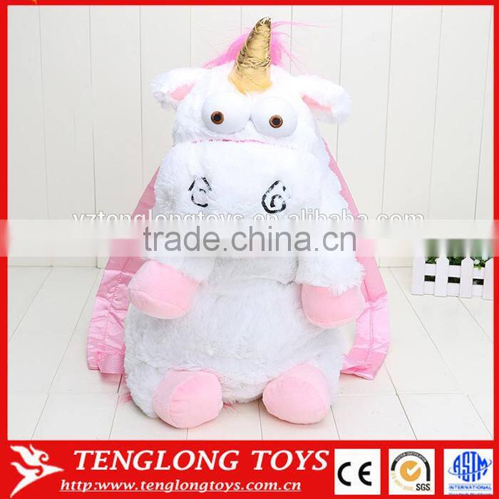 Hot Sell Lovely Plush Unicorn Bag For Kids,Custom Plush Bag