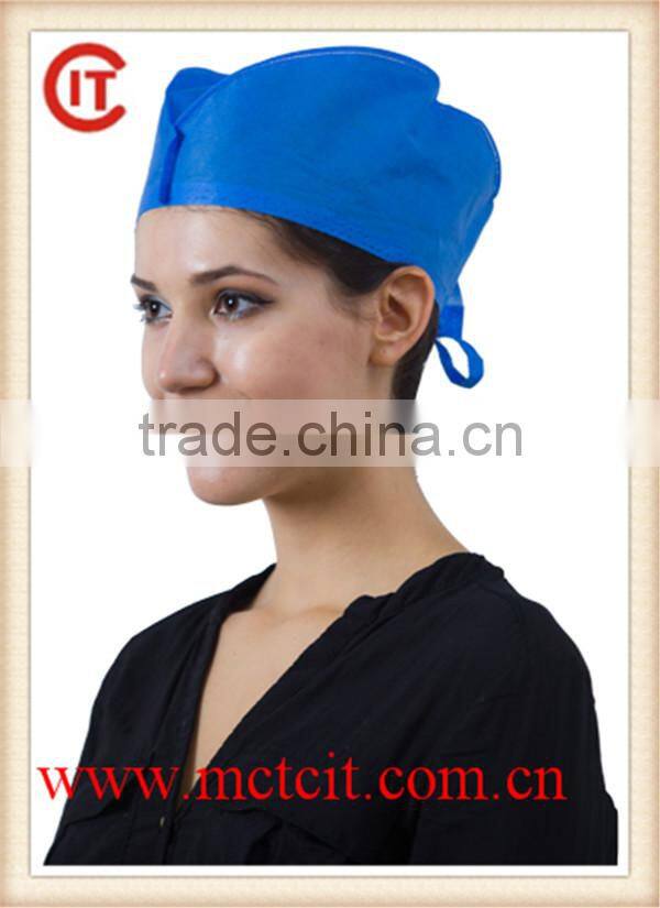 ISO&CE approved Nonwoven surgical caps,disposable surgeon caps,doctor caps