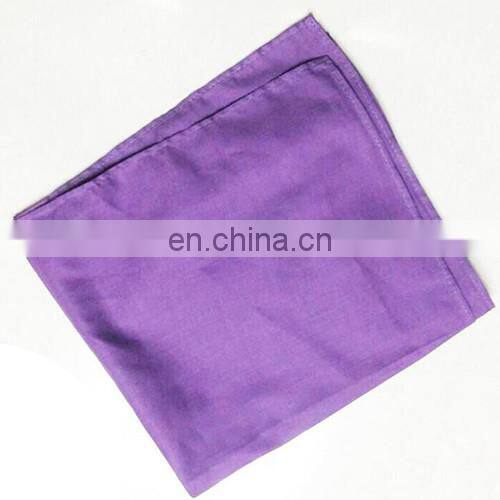 55cm*55cm Hip Hop 100% Cotton Cowboy Plain Solid Color Head scarf Bandana