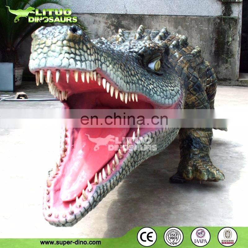 Outdoor Robotic Rubber crocodile Ride