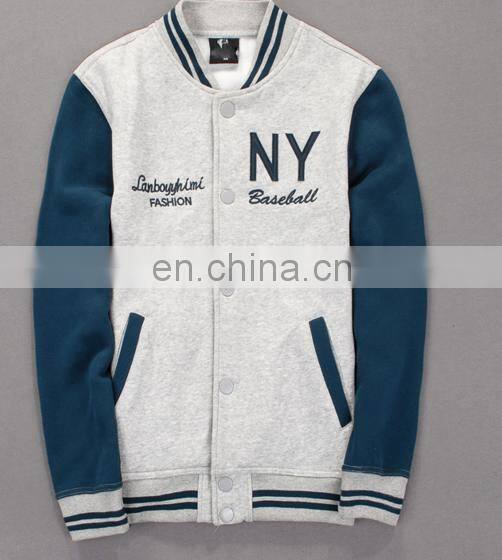 Autumn men's coat long sleeves custom varsity jackets embroidered sports jacket casual baseball jackets