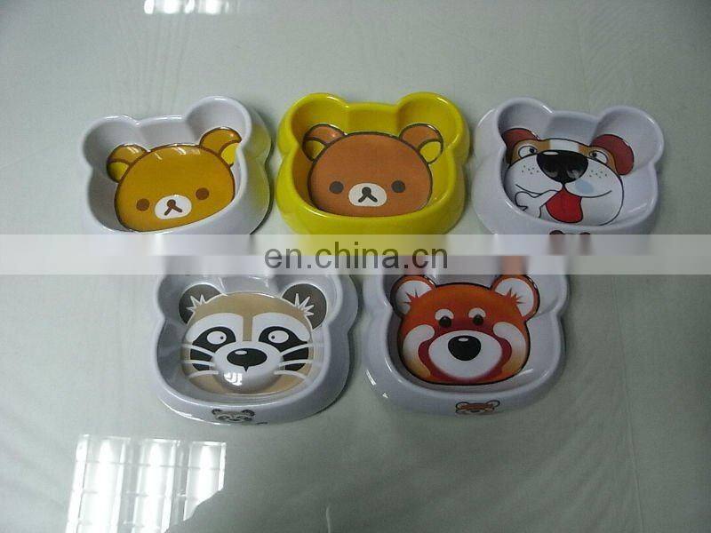 Melamine Cat Face Pet Bowl