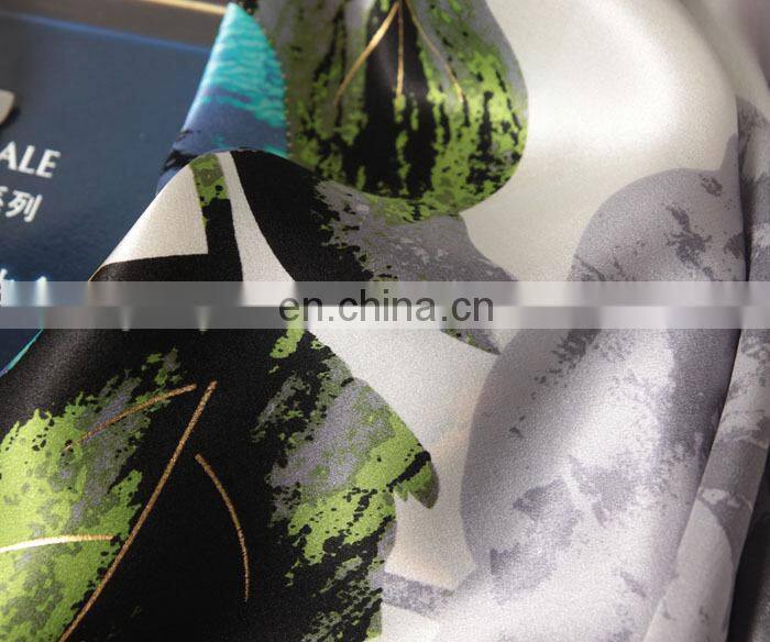 plain new arrival satin square silk scarf