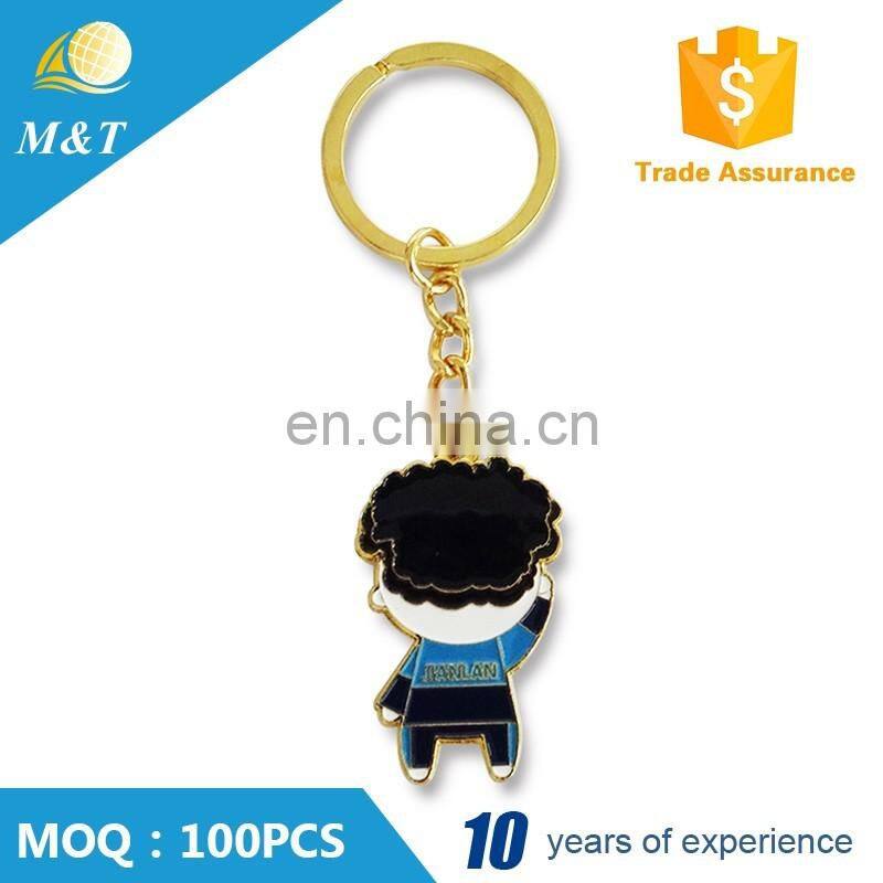 Newest fashion style custom metal Lovers keychain