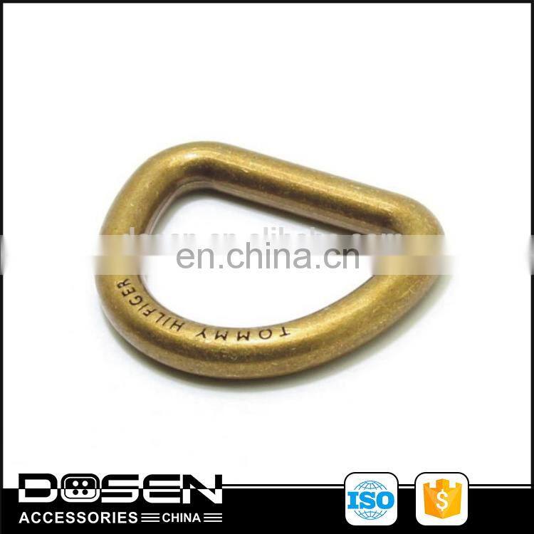 Custom Difference Surface Treatments Blet D Shape Buckle D Ring Bag Strap Buckle For Handbags Duffel Bag Purse Metal Accessories