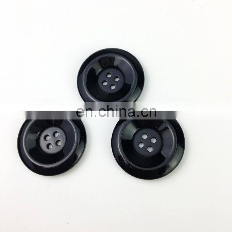 custom clear sewing resin garment plastic buttons on shirts