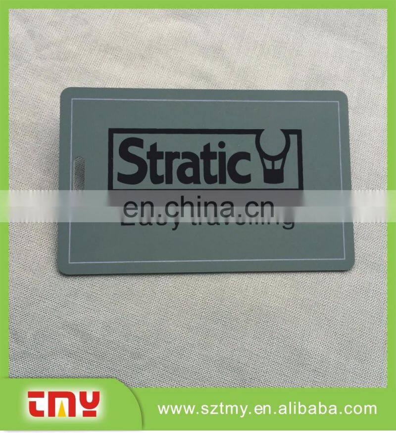 OEM Custom Fashion Design Colorful PVC Luggage Tag