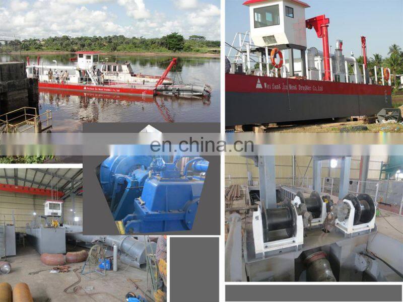 Small China plain cutter dredger for sale with cutter head