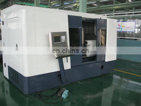 High speed small slant bed metal cnc lathe cnc turning center TCK7536D