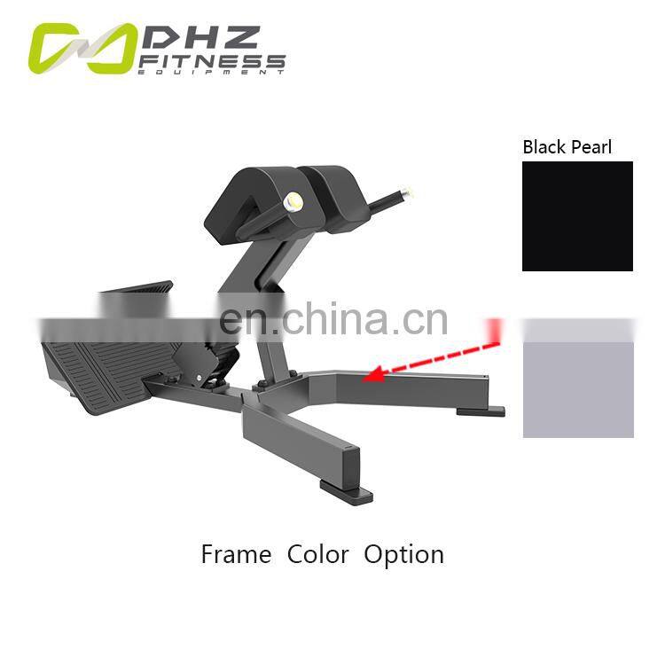 Hot Sales Pin Loaded E3045 Back Extension Benches Gym Equipment Strength Training