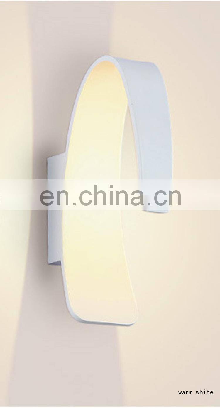 Creative Modern Minimalist Bedside LED Wall Lamps Aluminum Decorative Wall Lamp For Corridor Aisle Hotel