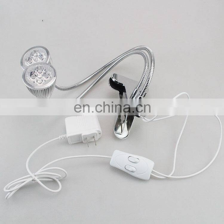 Hot LED double head plant growth light 10W plant fill light double head hose plant light