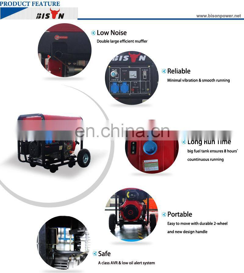 BS7500DCE 5.5KW 456CC 188F Diesel Power Generators Single Cylinder Diesel Engine Generator