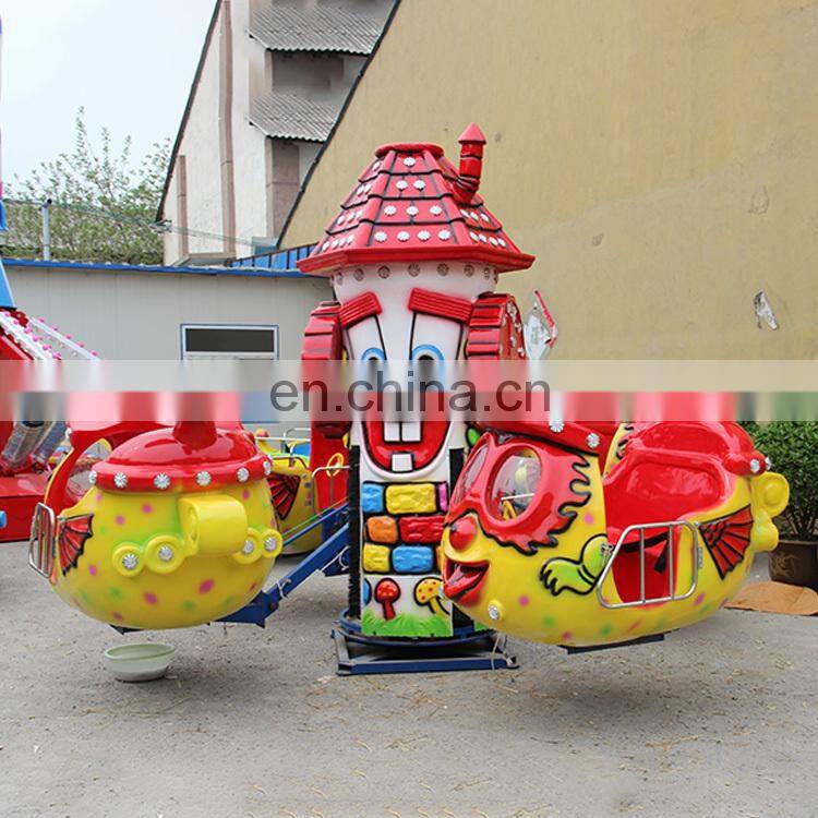 manege amusement park airplane kiddie swing 6 seat child ride