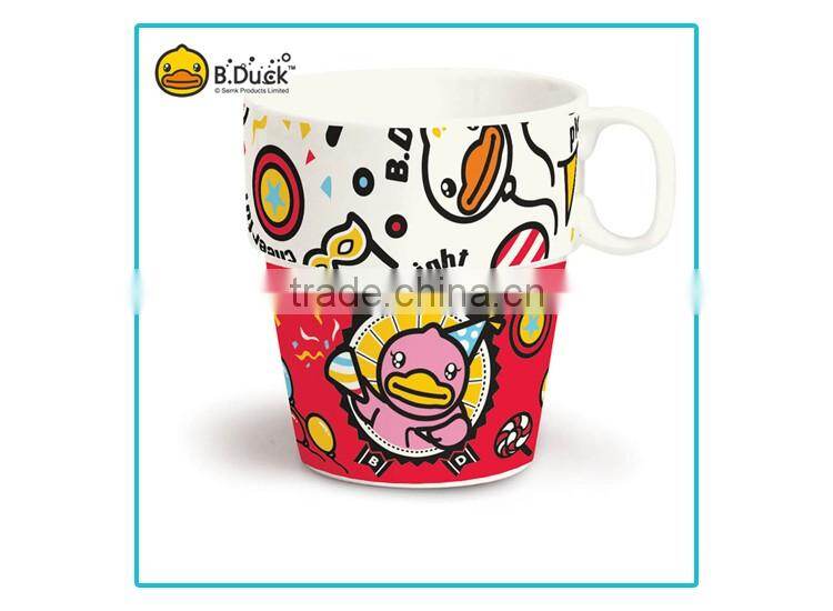 Popular B.Duck design artistic ceramic coffee cup tea cup party cup (5 sets)