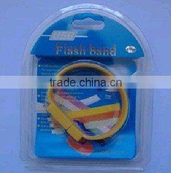 Top selling silicone usb flash memory stick 128gb customized silicone band usb flash drive