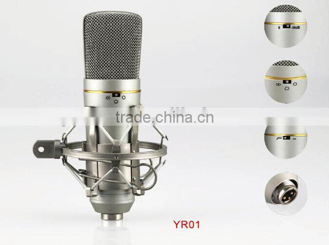 Best quality condenser microphone for recording studio mic YR01 Condenser Microphone