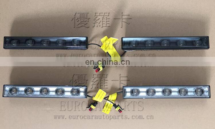 W463 light cover fit for MB G-class W463 to A-style G63 / G65 head light cover with daytime running light for w463 DRL LED