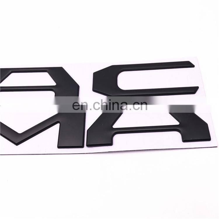 Car Tailgate Raised Letters Name Plate Inserts Custom Rear Trunk Badge Emblem Sticker Decal