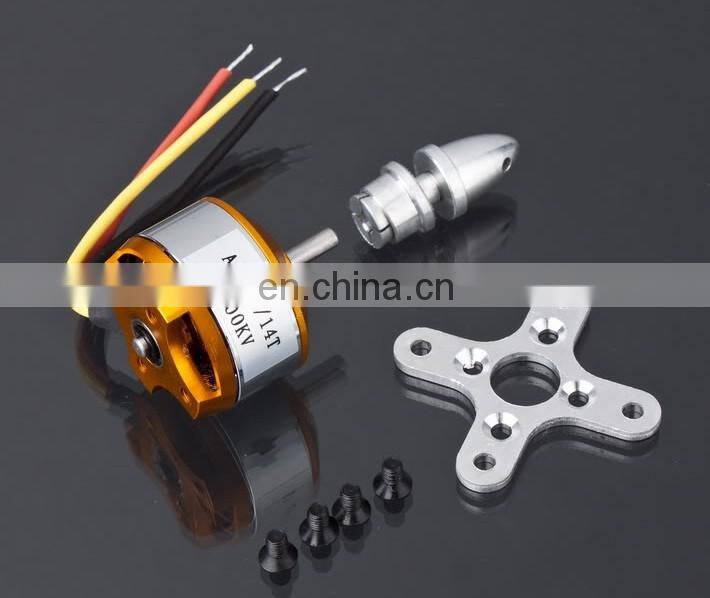 Brushless DC Electric Motor A2208 KV1100 KV1400 KV2600 for RC Airplanes/Boat/Vehicle Model Glider Plane Kit