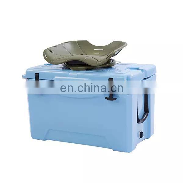 GINT Hot Selling 75QT Portable Customized Logo Colorful Outdoor Cooler Box 50QT heavy duty durable ice box
