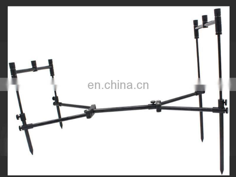 Amazon Fishing Rod Bracket Aluminum Alloy Ground Plug Bracket With Bag Carp Fishing Rod Pod