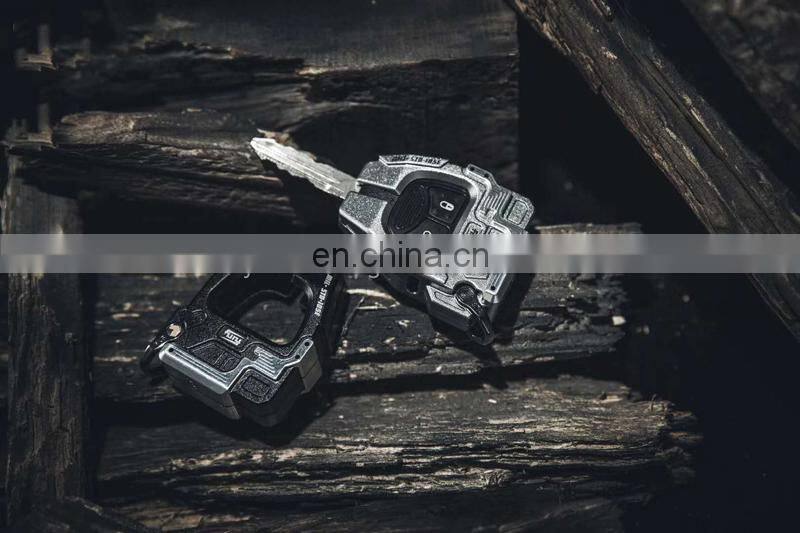 Maiker Offroad Auto grey aluminum alloy Key cover  for Jeep wrangler JK 4x4 Car Accessories