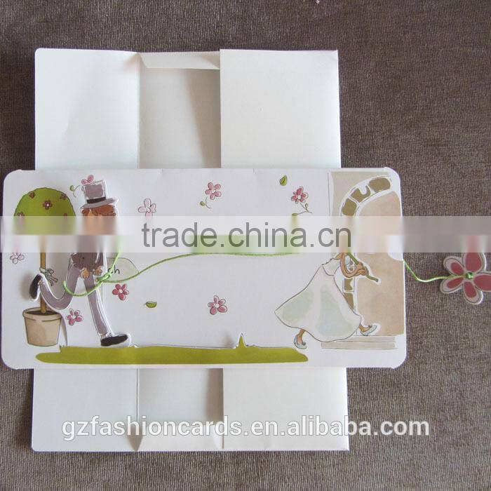 New Products Boy and Girl Romatic Creative Wedding Dress Card