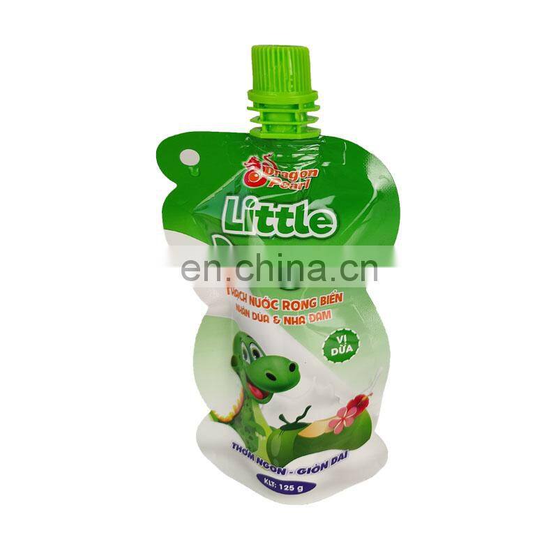 High quality custom design foil laminated liquid spout pouch for juice