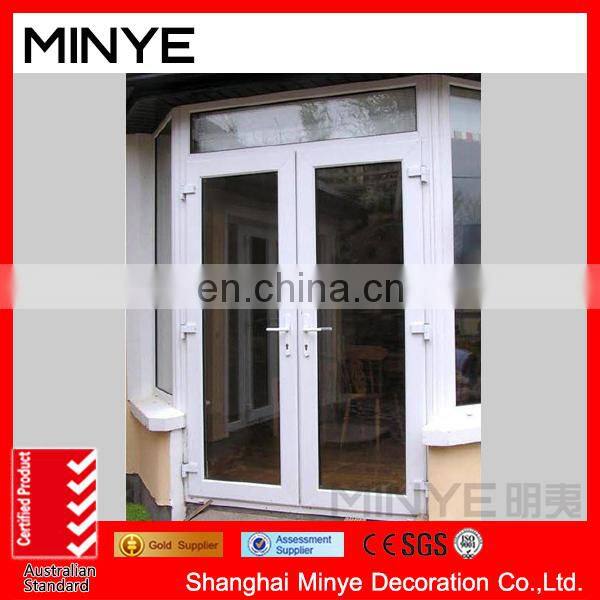 Modern design exterior PVC doors/grills pvc windows and doors