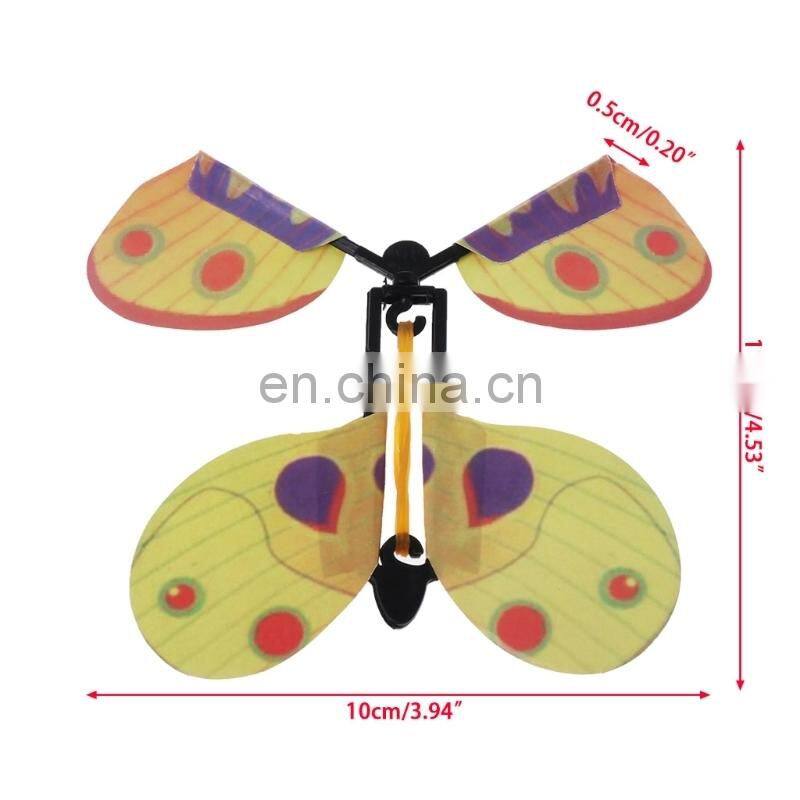 Magic Butterfly Flying in the Book Fairy Rubber Band Powered Wind Up Butterfly Toy Great Surprise for Wedding And Birthday Gifts