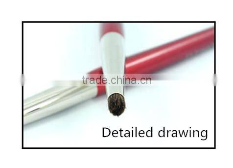 Long handle eyeshadow brush for professional makeup