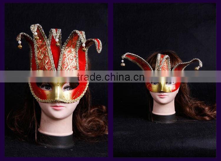 half face blue Plating party masks halloween venetian masquerade mask