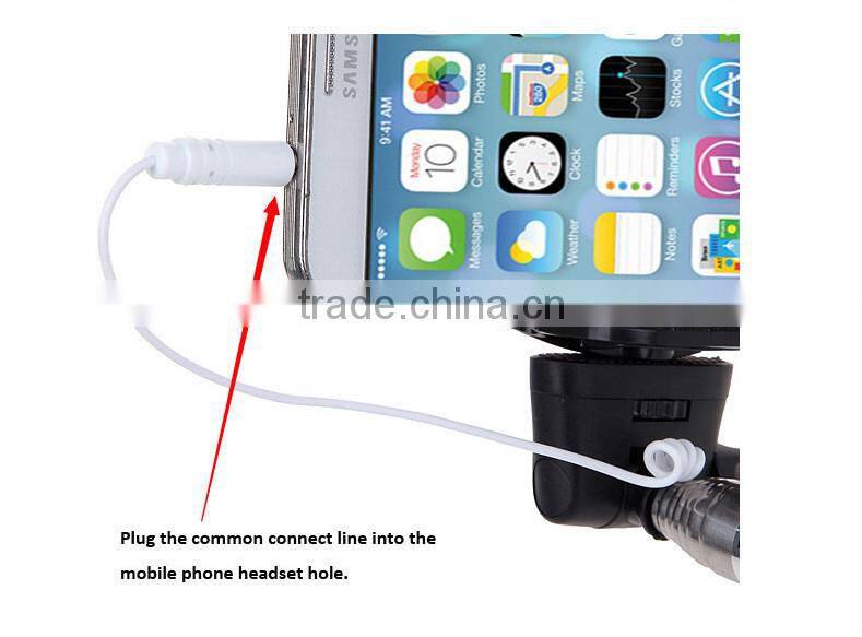 Hot Selling Cable Take Pole Selfie Stick