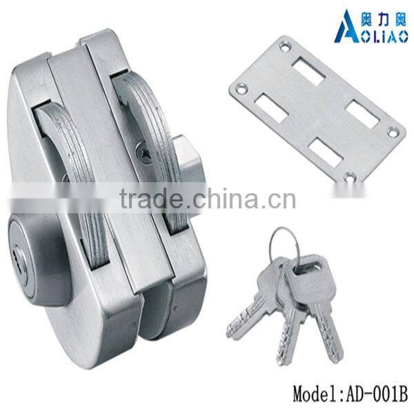 High quality AD-001B stainless steel glass door lock